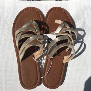 NEW Gold Sandals from Universal Thread
